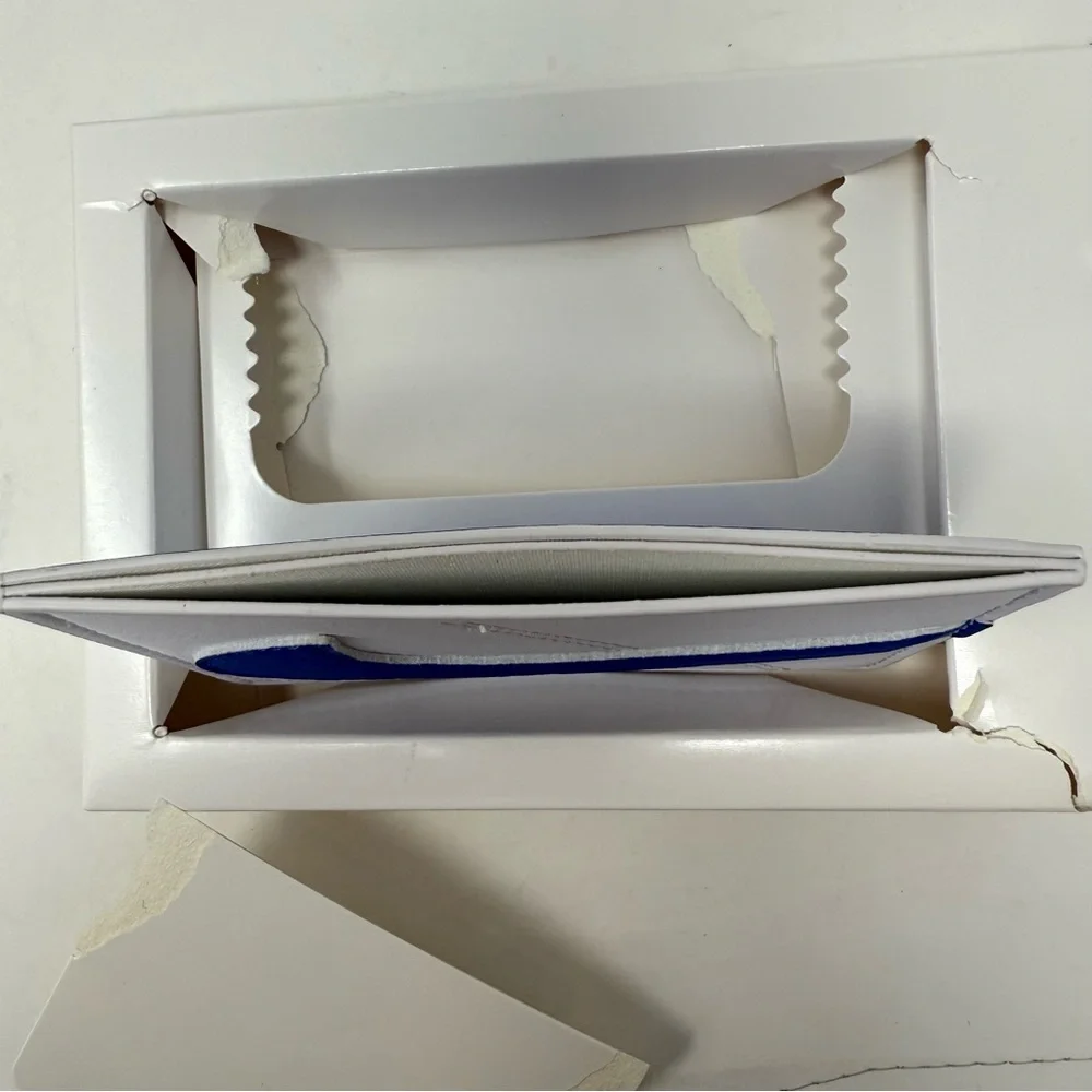 NWT Nike Air Force 1 White Blue swoosh Card Holder Wallet New